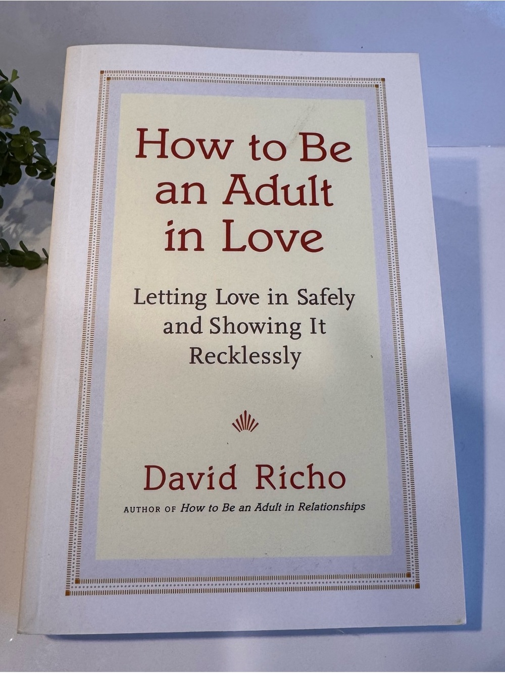 How to Be an Adult in Love Softcover Book by David Richo New